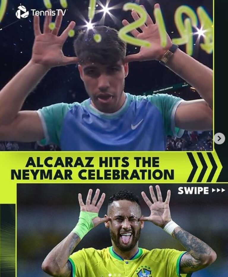 Alcaraz Agradece Neymar com Gesto em Vitória no Masters de Paris