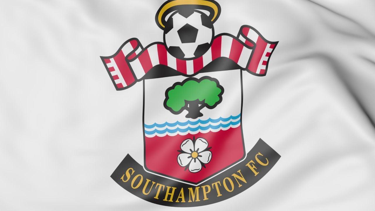 Time do Southampton em campo
