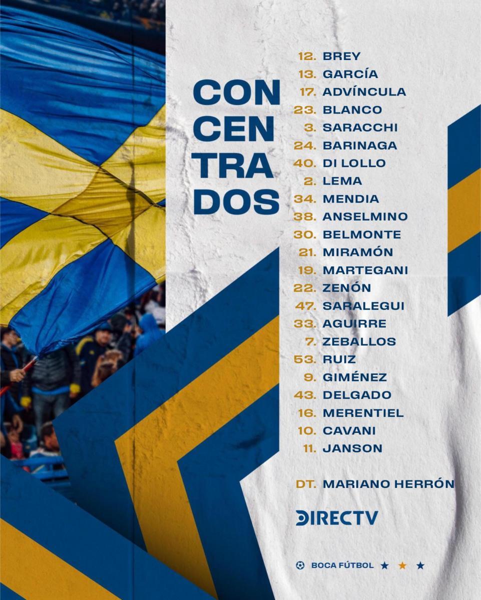 Os convocados por Herrón