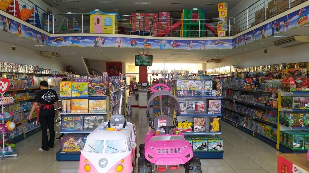 Comércio de brinquedos em Piracicaba