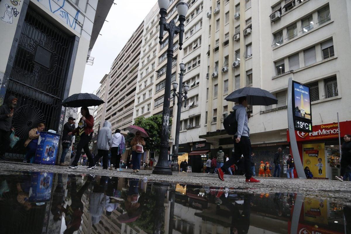 Tempestade se aproximando de São Paulo