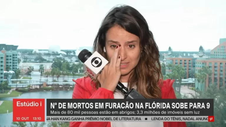 Cobertura do Furacão Milton: A Emoção da Repórter Raquel Krähenbühl