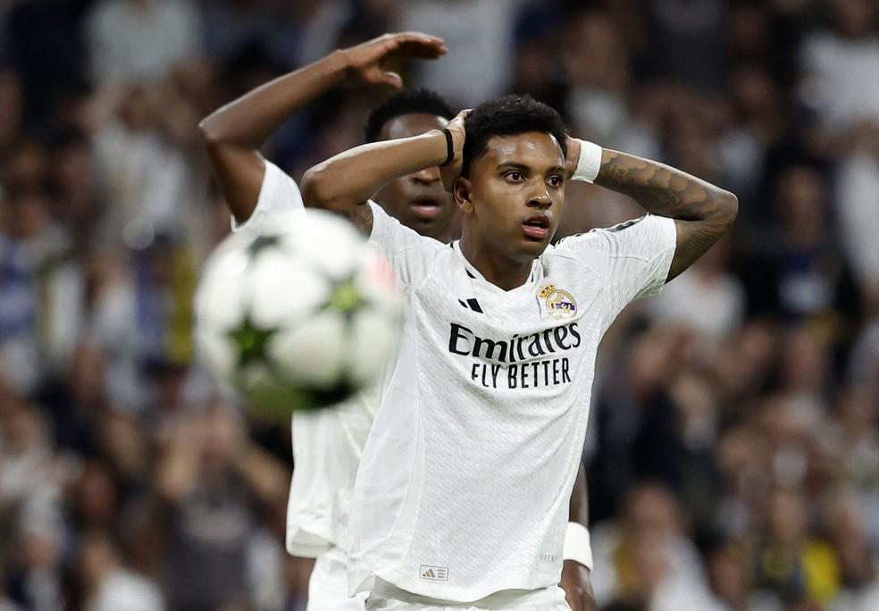 Rodrygo e Vini Jr lamentam oportunidade perdida em Real Madrid x Borussia Dortmund