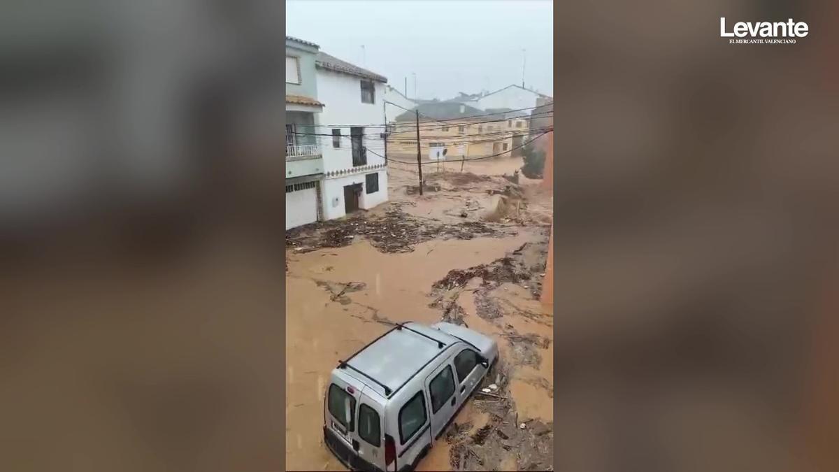 O colapso do ponte do Batanejo em Requena