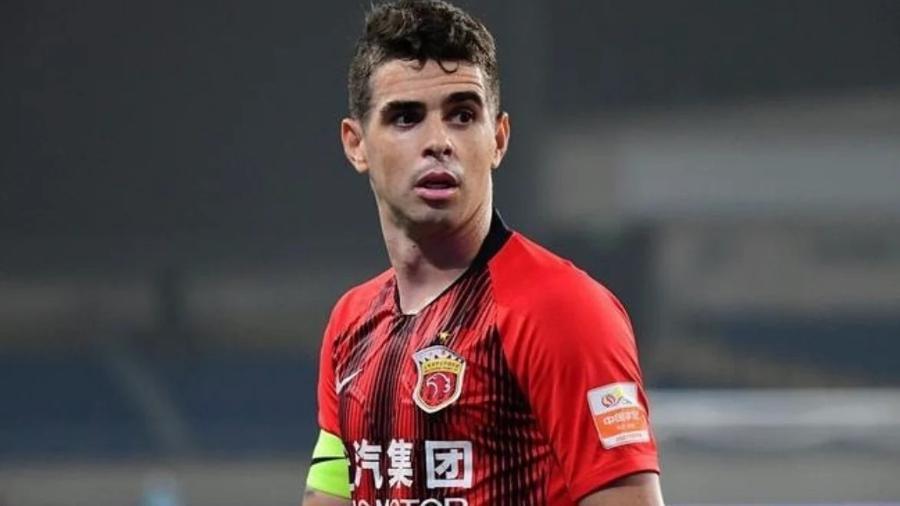 Oscar, de 33 anos, defende o Shanghai Port desde 2017.