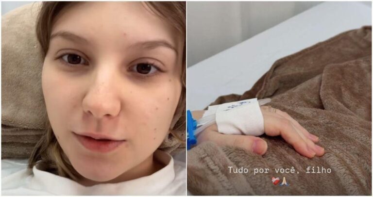 Isabel Veloso, grávida e em tratamento, se declara ao seu filho: “Tudo por você”