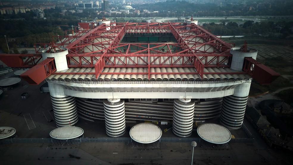 Estádio San Siro é a casa dos rivais Milan e Inter de Milão