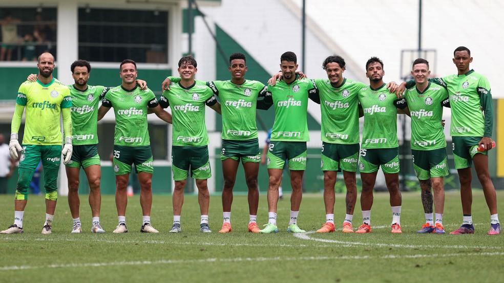 Treino do Palmeiras na Academia de Futebol