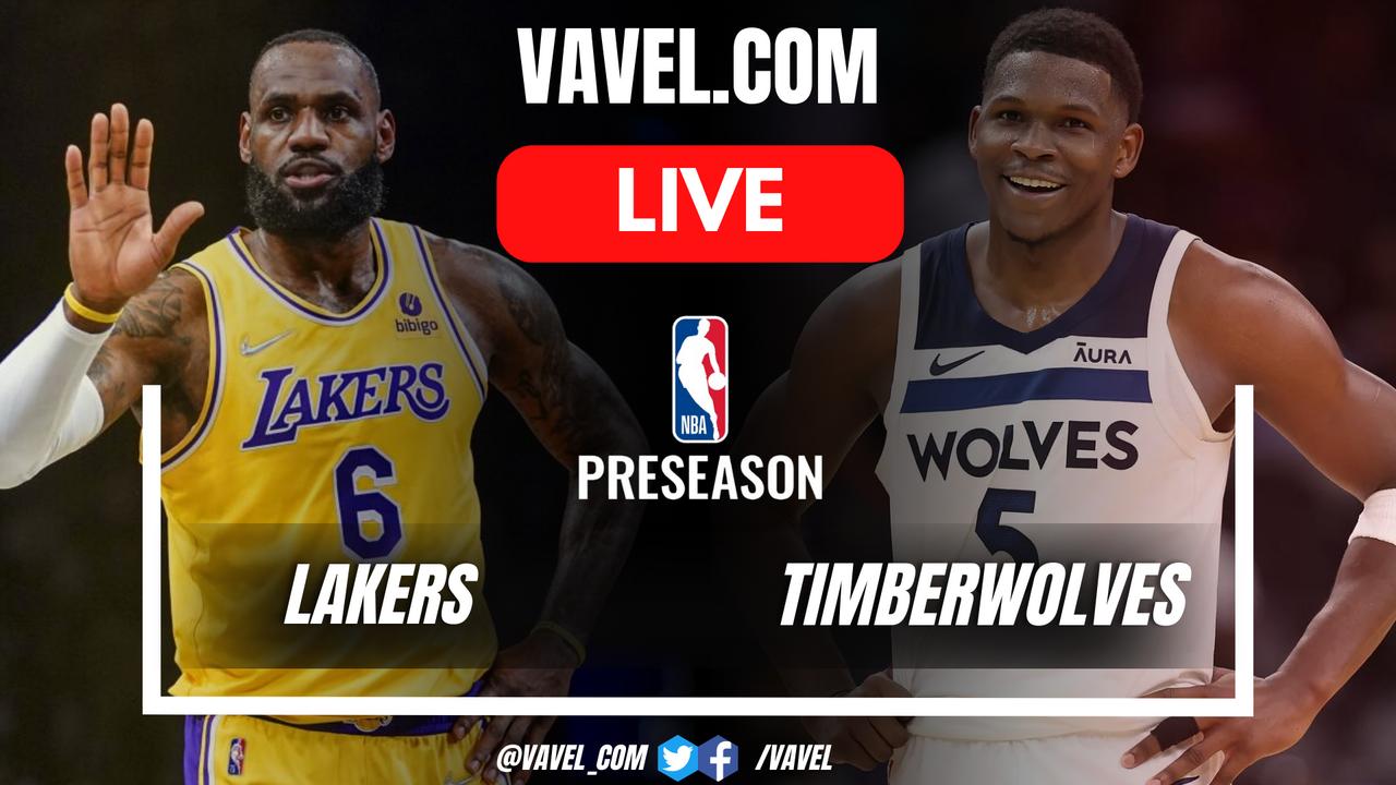 Los Angeles Lakers vs Minnesota Timberwolves LIVE Score Updates