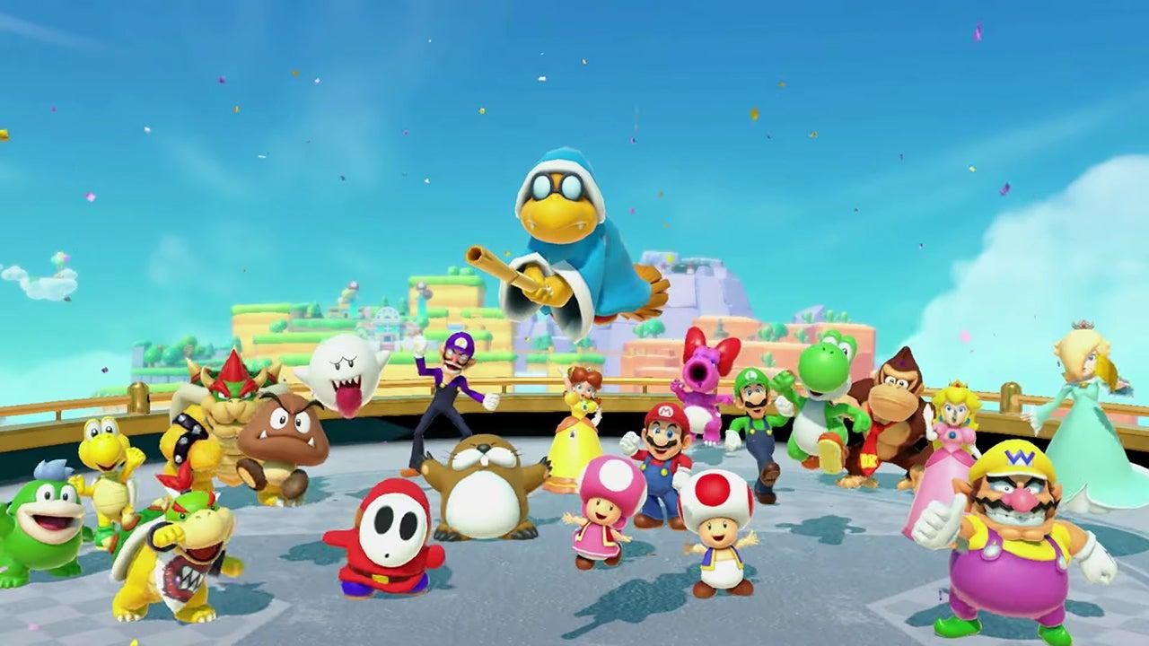 Captura de tela do jogo Super Mario Party Jamboree