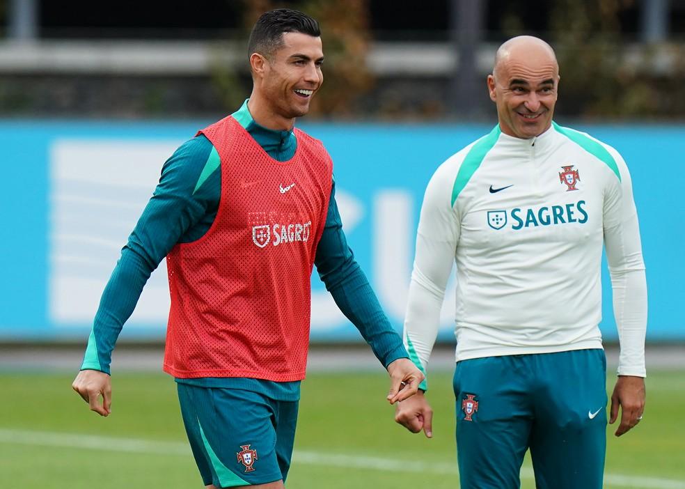 Roberto Martínez conta com a experiência de Cristiano Ronaldo na seleção portuguesa