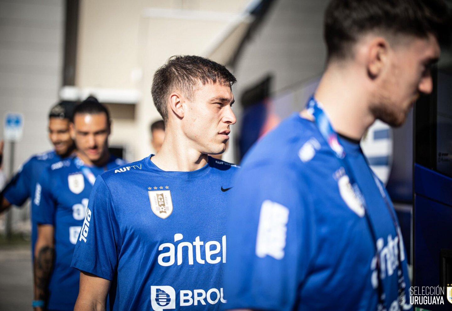 Manuel Ugarte na seleção do Uruguai