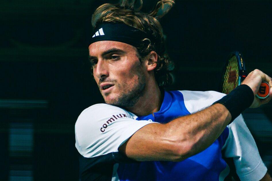 Zverev em ação durante a partida