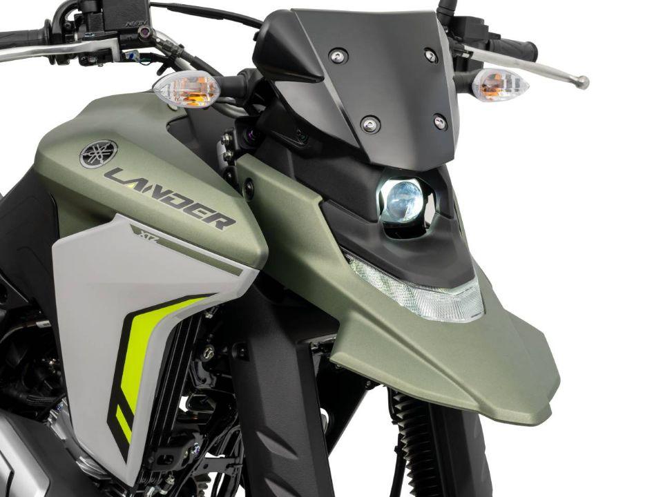 Yamaha Lander 2025, um modelo trail desenvolvido exclusivamente para o Brasil.