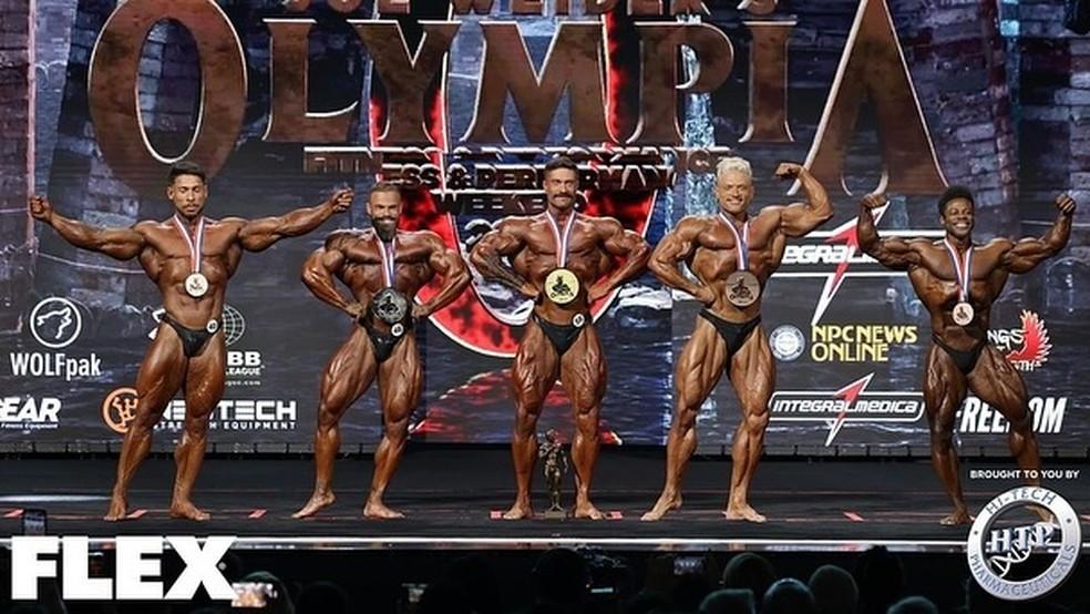 Fisiculturistas do top-5 da categoria Classic Physique do Mr. Olympia 2024