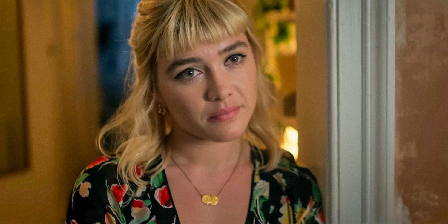 Almut (Florence Pugh) em We Live in Time