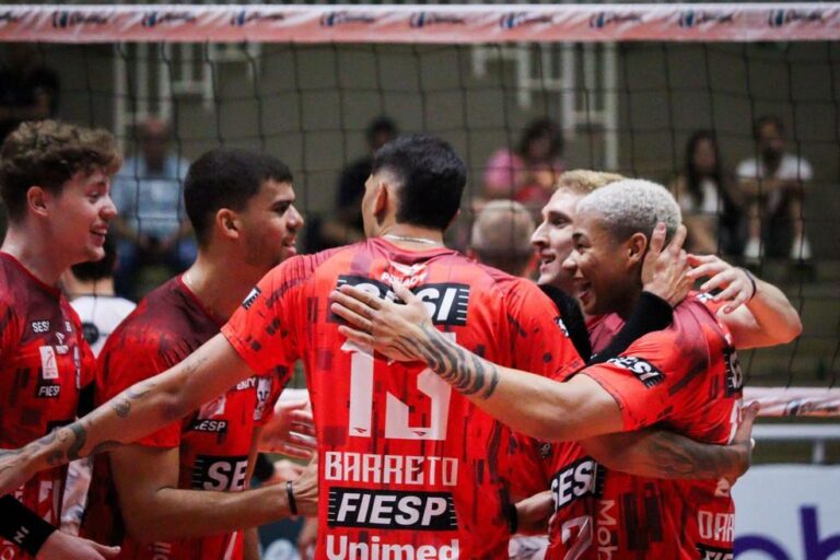 Superliga Masculina: Sesi-Bauru estreia com vitória sobre o Neurologia Ativa