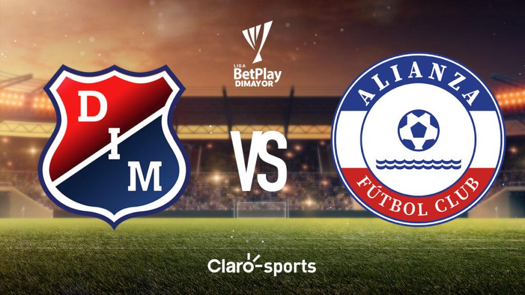 Jogadores do Independiente Medellín durante uma partida