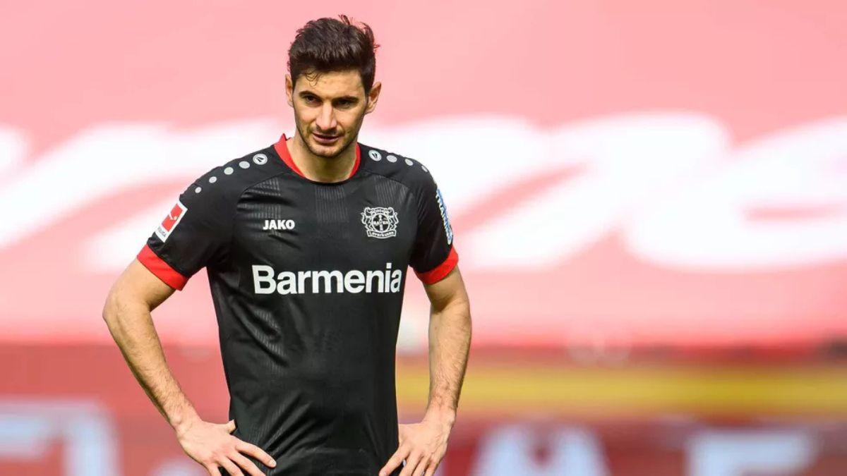 Lucas Alario durante uma partida pelo Internacional