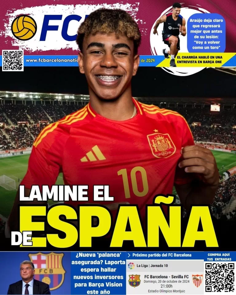 O Estreante Dorsal ’10’: Lamine Yamal é o Novo Destaque da Seleção Espanhola