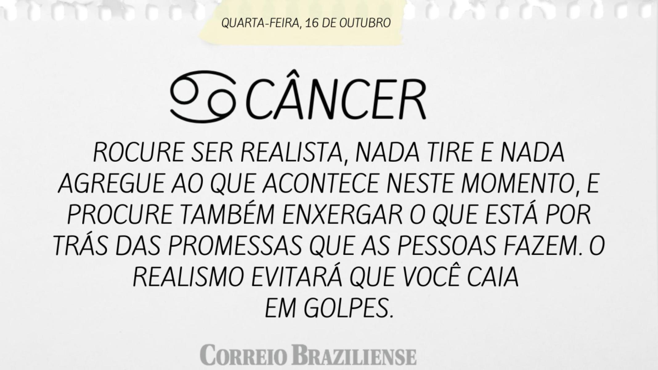 CÂNCER (nascimento entre 21/6 a 21/7)
