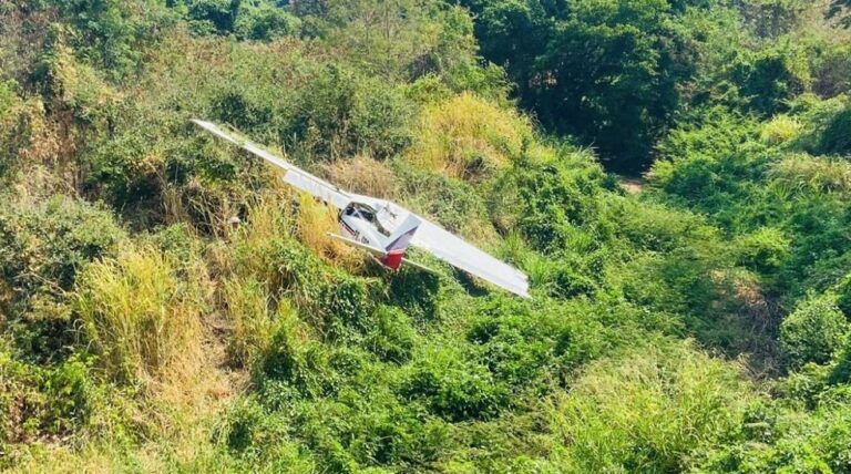 Acidente aéreo no Ceará: avião monomotor faz pouso forçado em área de mato