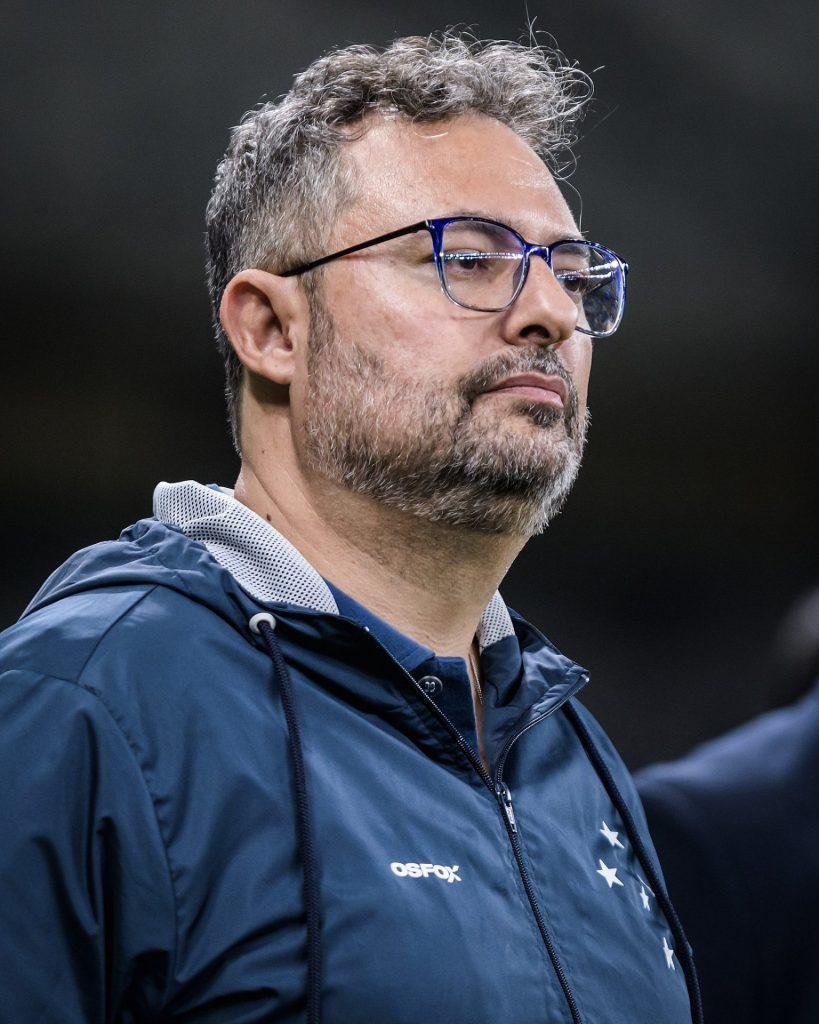 Jogador Rafael Caroli em treino no Cruzeiro