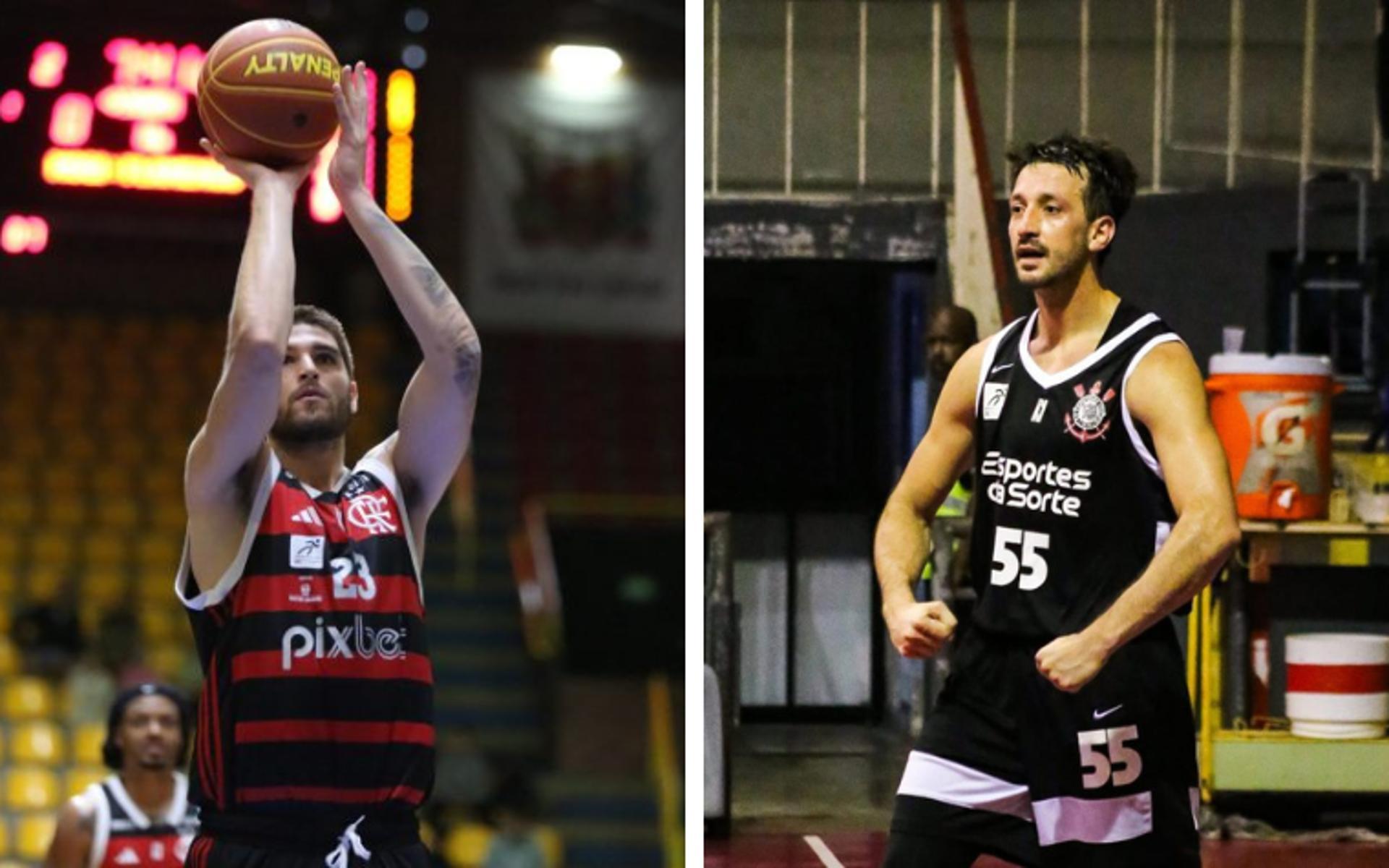 Confronto entre Flamengo e Corinthians no NBB