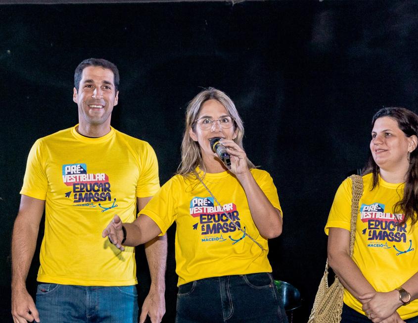 A superintendente de Governança da Semed, Marcelle Telles