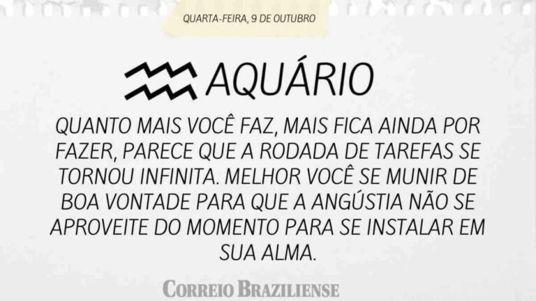 Horóscopo do Dia: O Que os Astros Revelam para Esta Quarta-Feira, 9 de Outubro