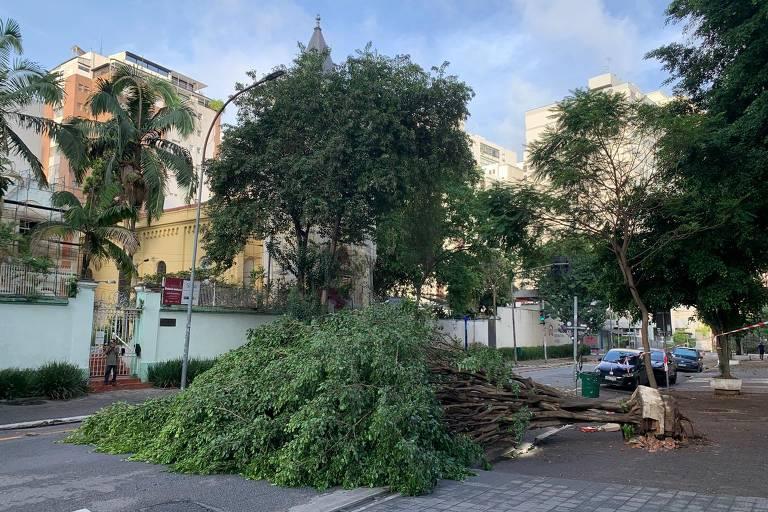 Tempestade causa morte e deixa SP às escuras