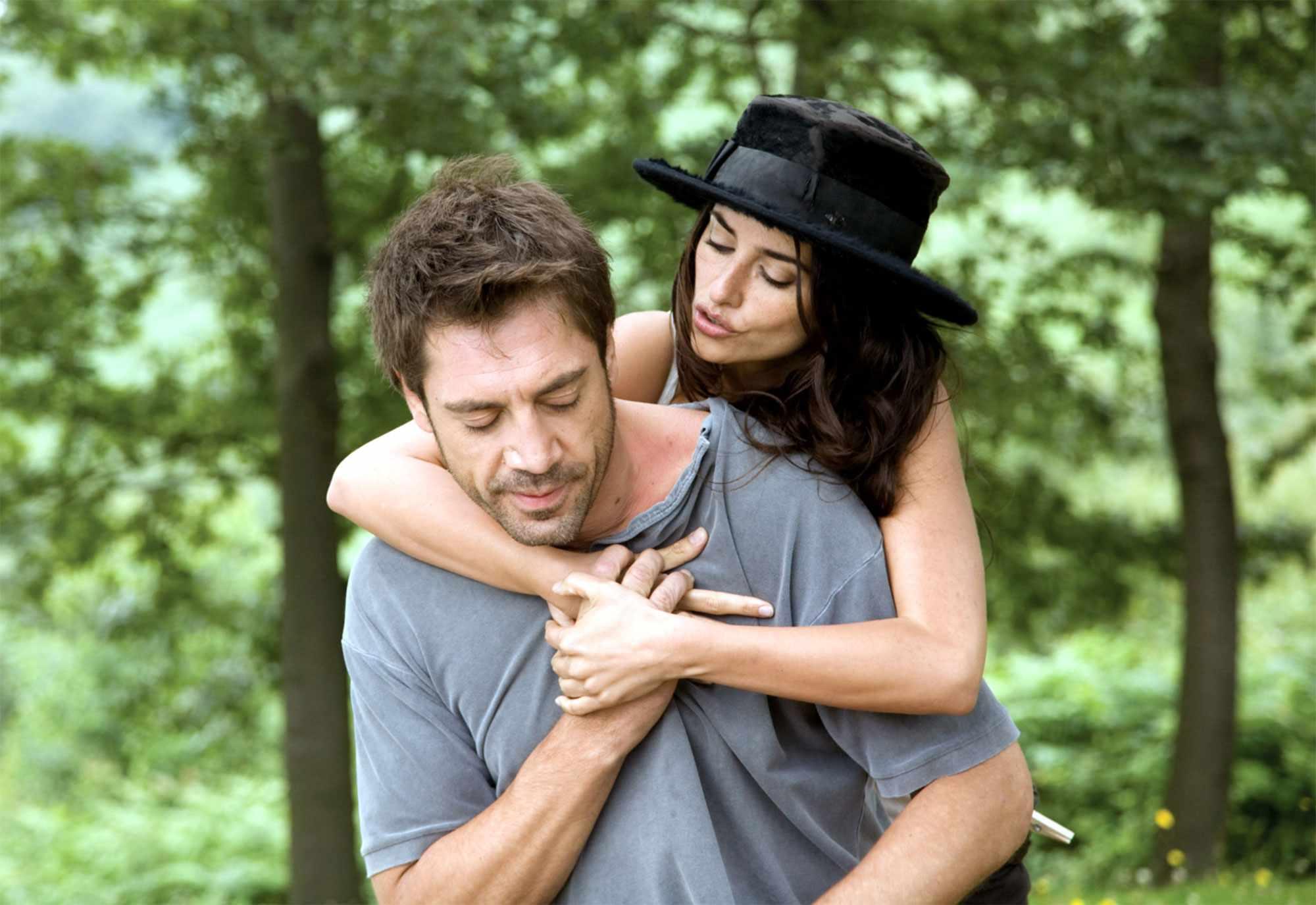 Javier Bardem e Penélope Cruz em Vicky Cristina Barcelona