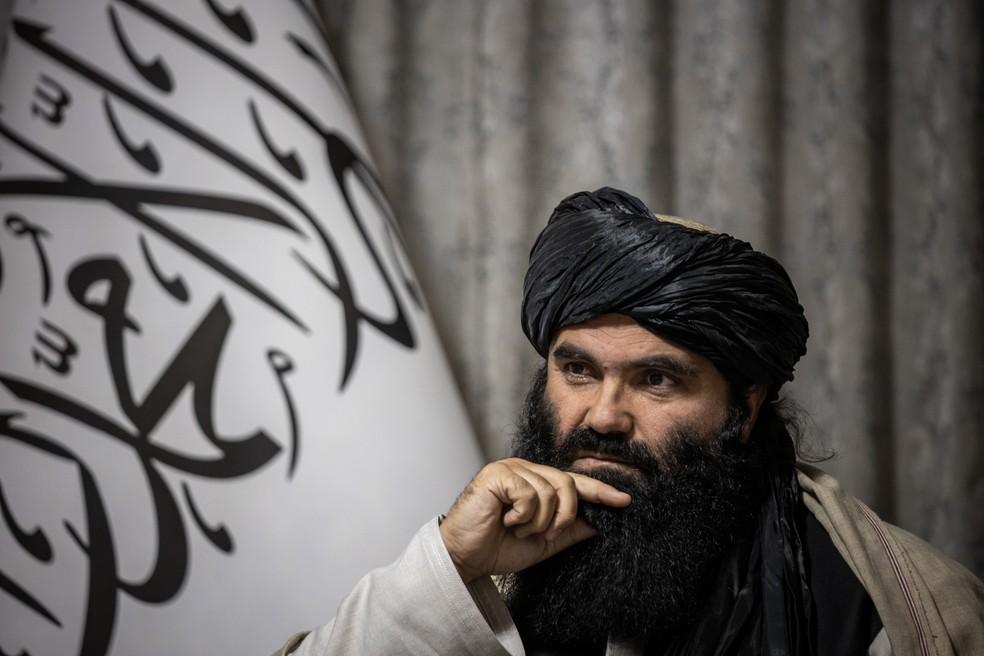 Sirajuddin Haqqani, membro do governo Talibã no Afeganistão