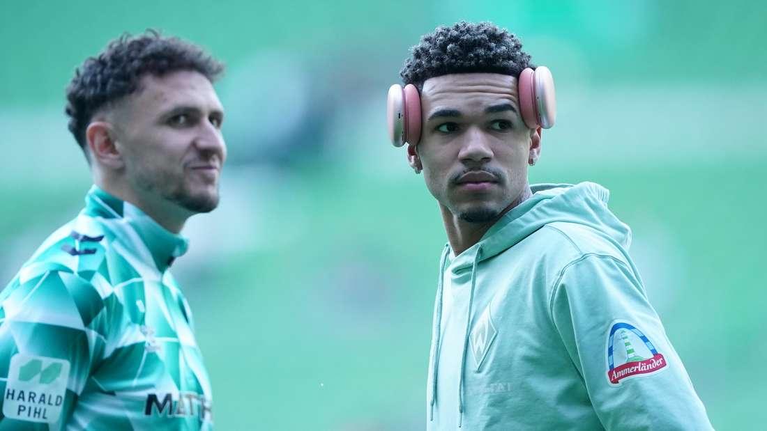 Justin Njinmah e Milos Veljkovic retornando ao time do Werder Bremen