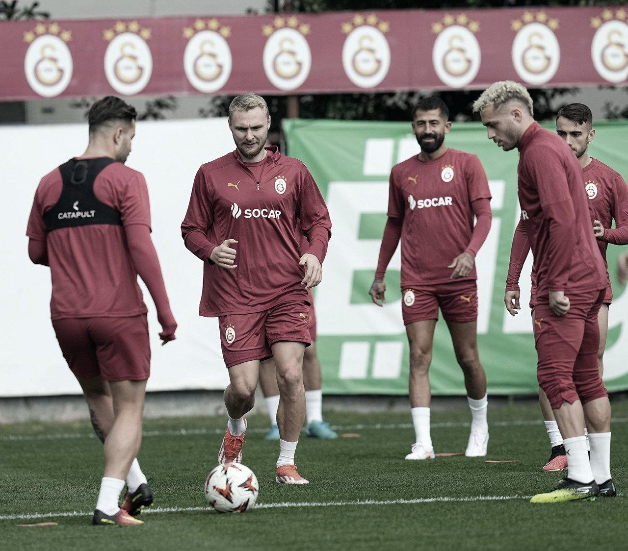 Jogadores do Elfsborg em treinamento