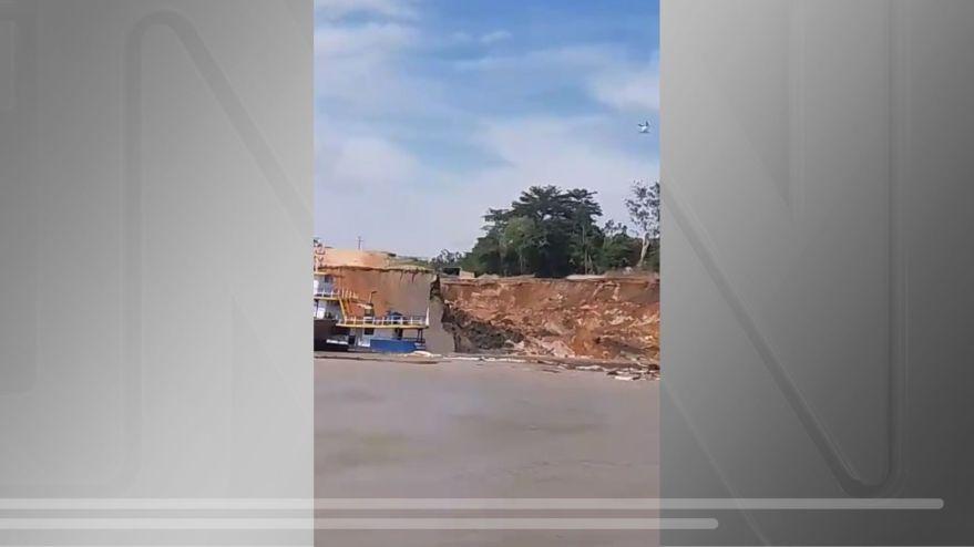 Deslizamento de terra em Manacapuru