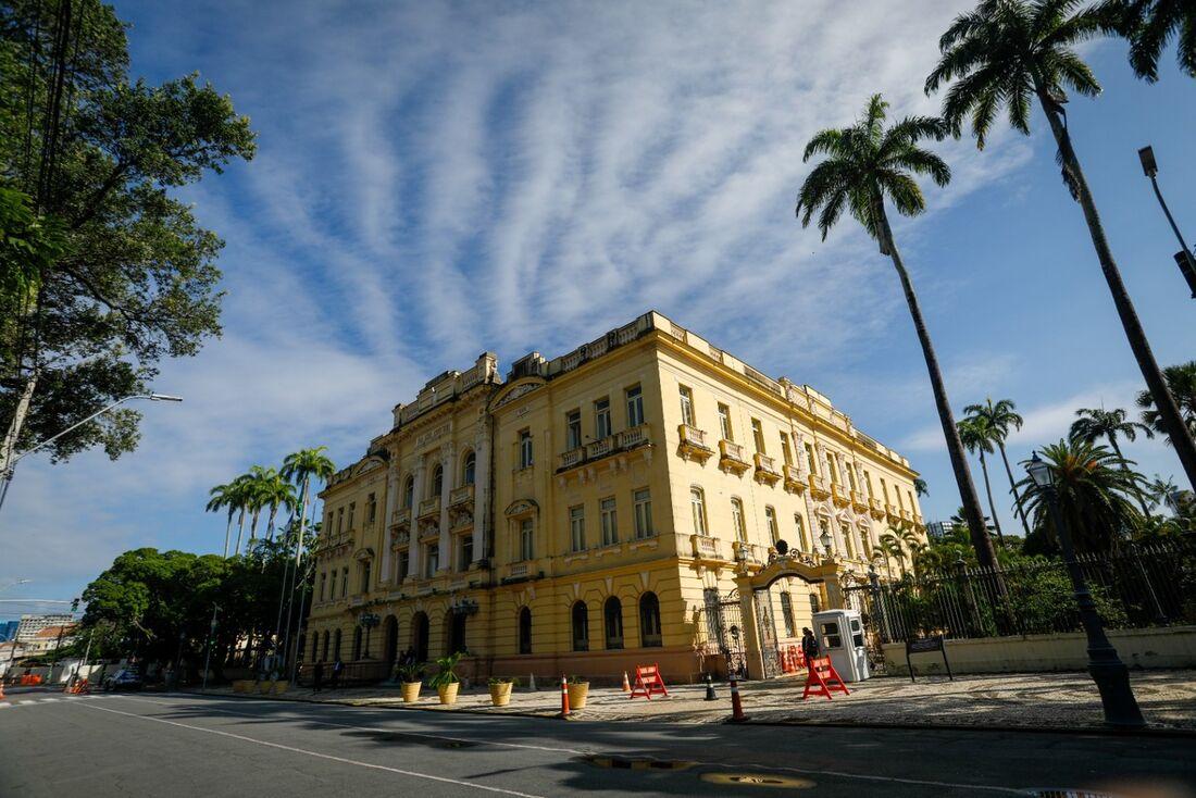 Palácio do Campo das Princesas, sede do Governo de Pernambuco.