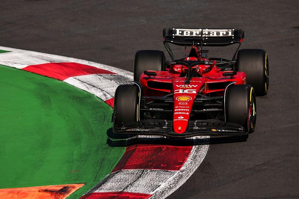 Charles Leclerc conquista quarta pole de 2023 no GP do México de F1 em 2023 — Foto: Jared C. Tilton/Getty Images