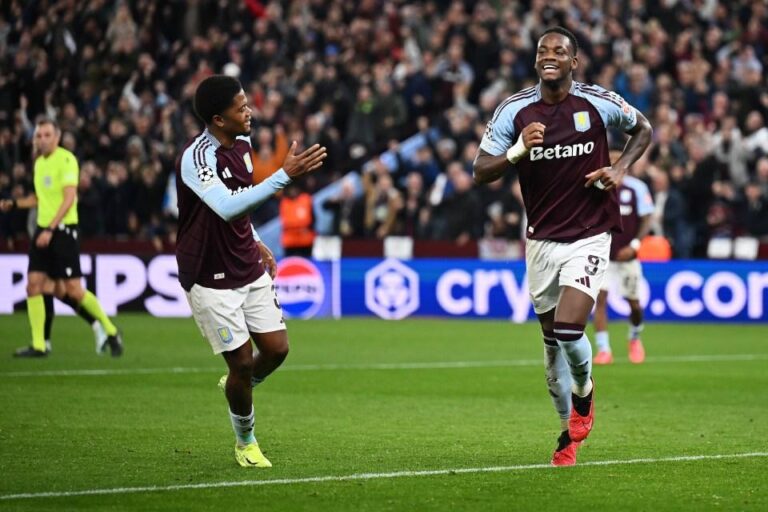 Champions League: Aston Villa no topo após vitória, e destaque para a atuação de Vinicius Jr.