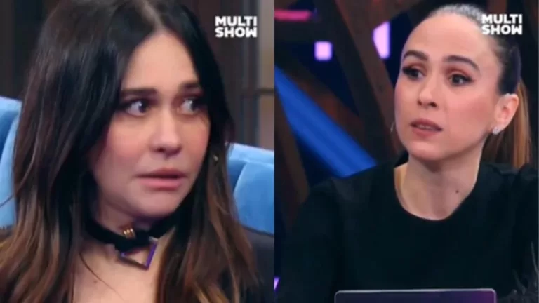 Alessandra Negrini apavora Tatá Werneck em entrevista divertida sobre Rafa Vitti