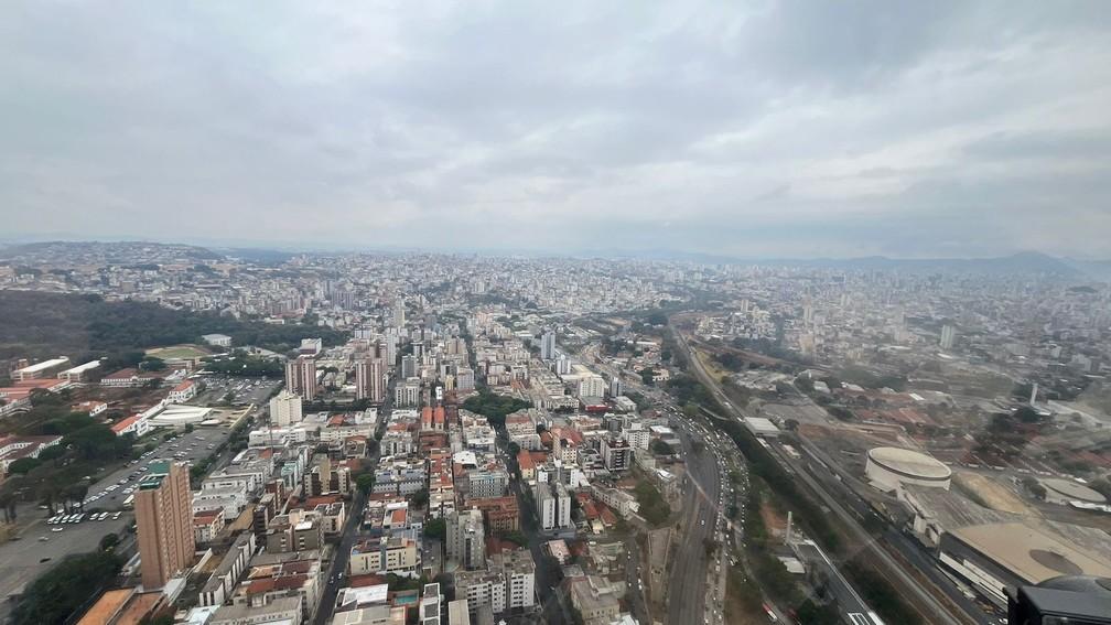 Céu nublado em Belo Horizonte