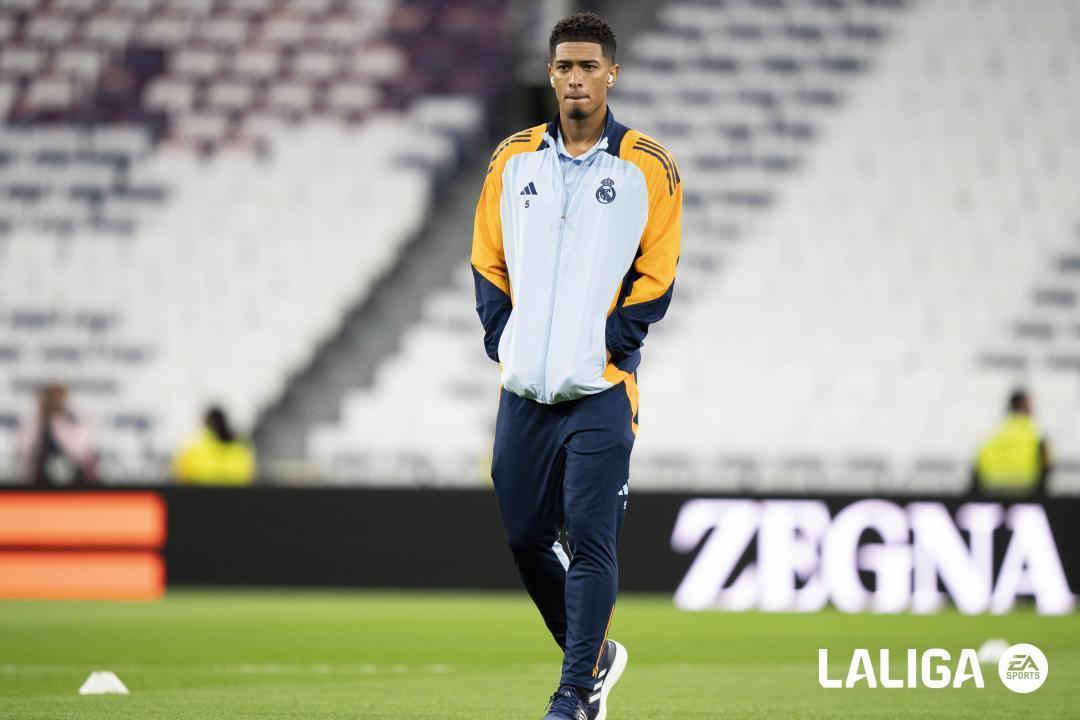 Jogadores do Barça chegando ao Bernabéu
