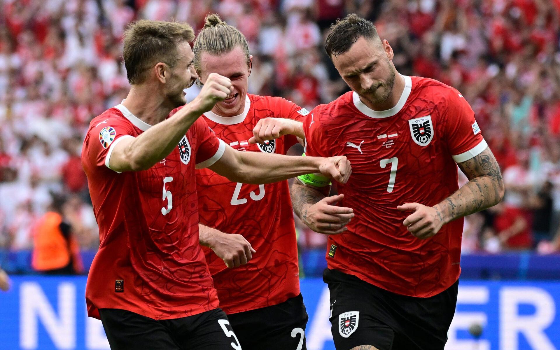 Áustria enfrentando o Cazaquistão durante um jogo