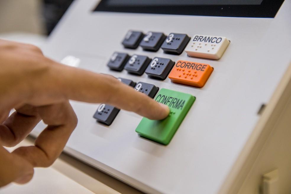 Urna votação eleição 2024