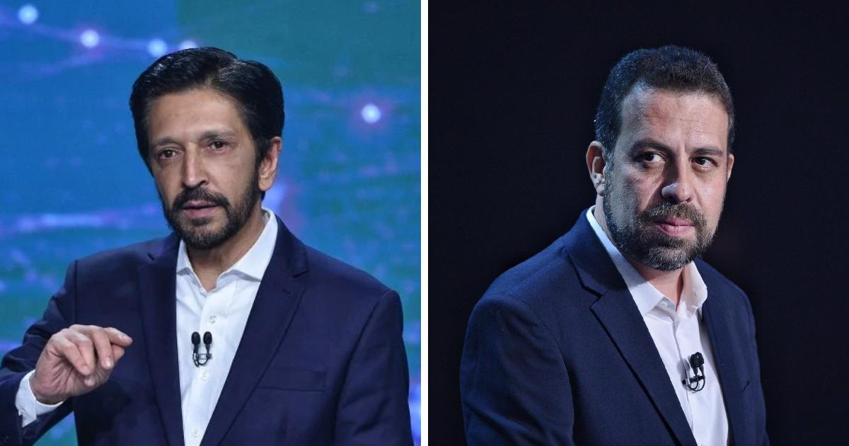 Nunes e Boulos se enfrentam em debate