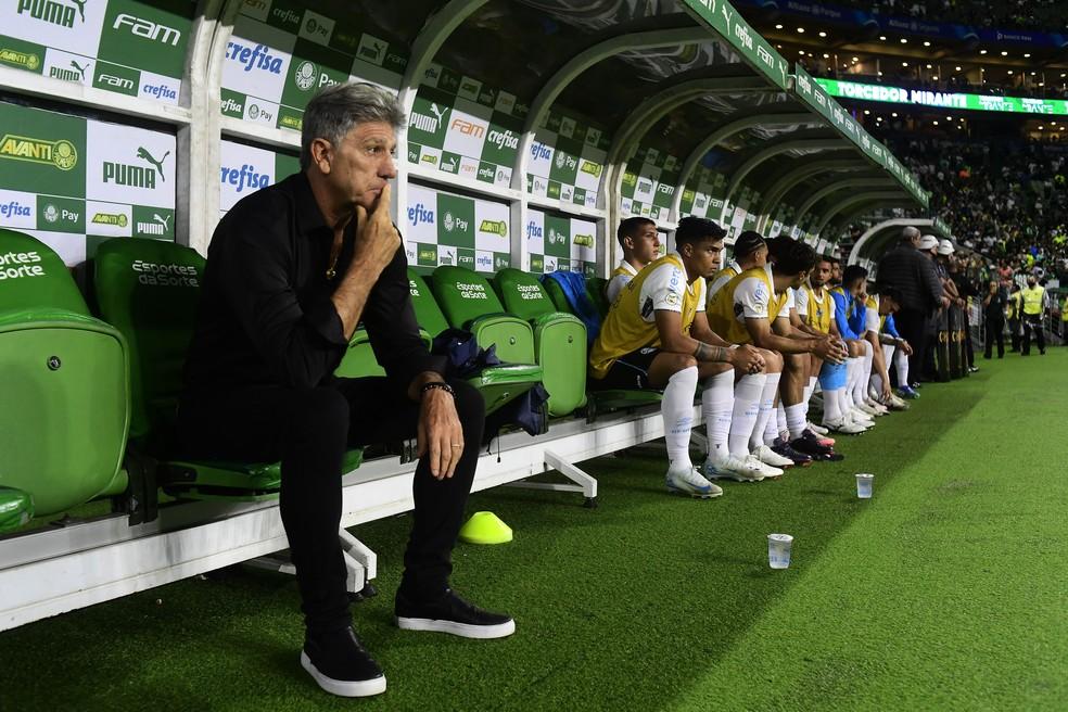 Renato Gaúcho em Palmeiras x Grêmio