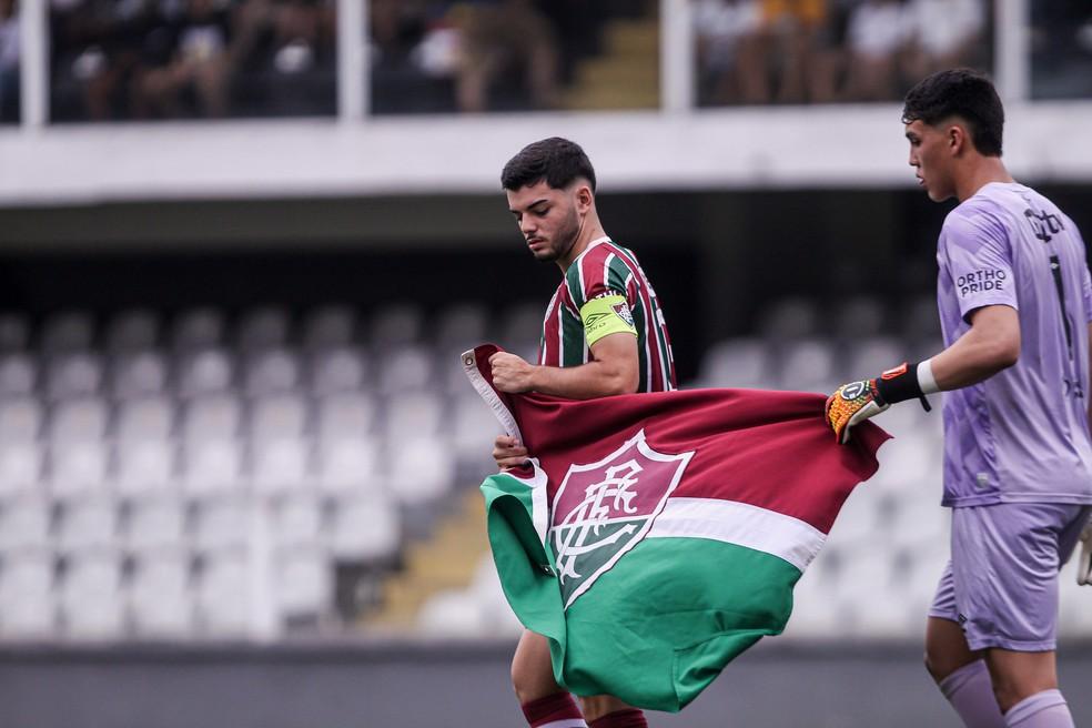 Gorgulho em Santos x Fluminense, pela semifinal do Brasileirão Sub-17