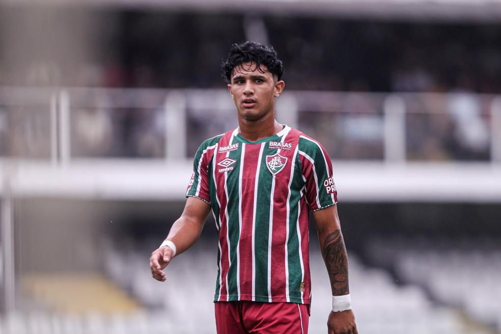 Keven Samuel em Santos x Fluminense, pelo Brasileirão sub-17