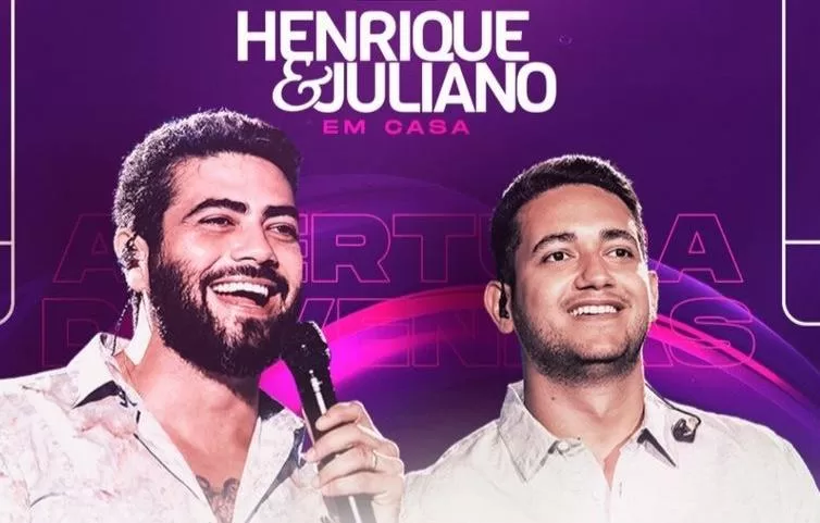 Ingressos para shows de Henrique e Juliano já estão à venda!