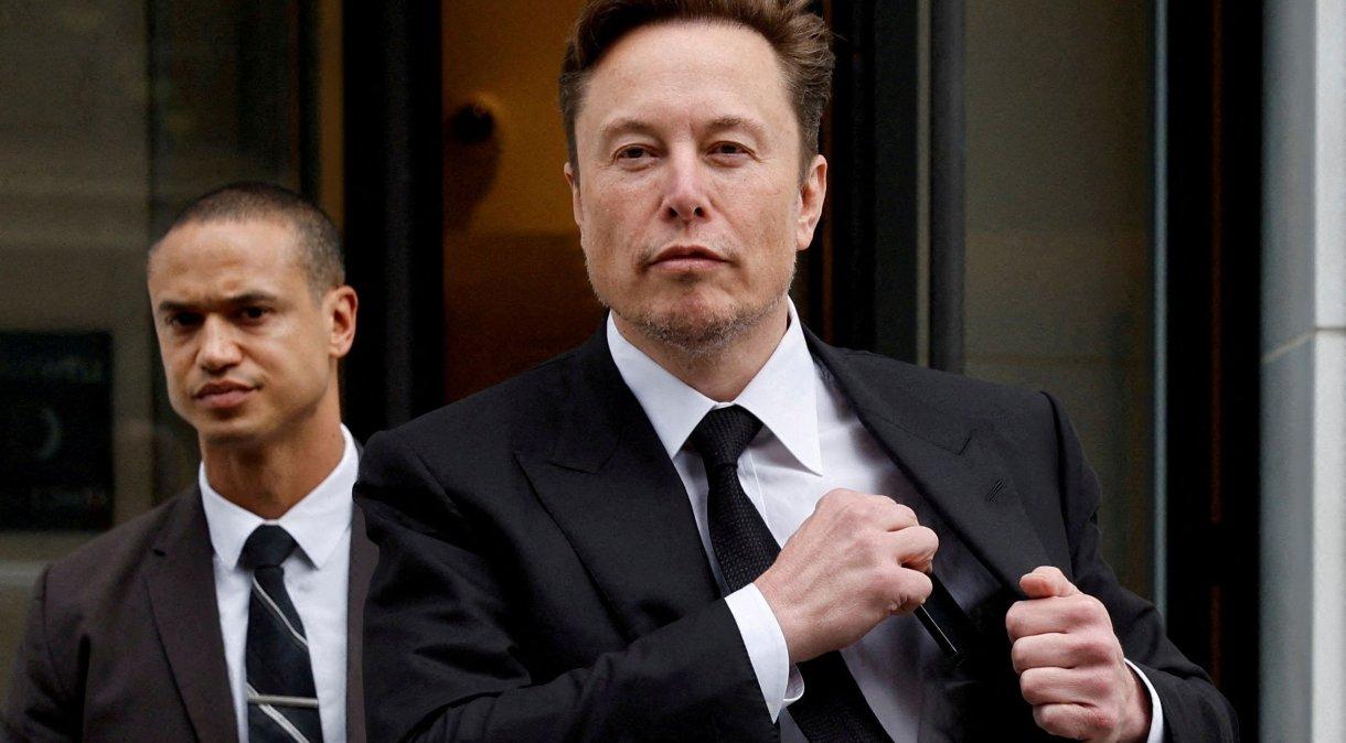 CEO da Tesla, Elon Musk, em Washington, EUA.